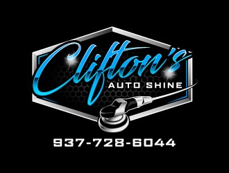 Cliftons Auto Shine logo design by daywalker