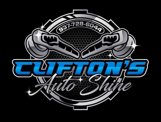 Cliftons Auto Shine logo design by DreamLogoDesign