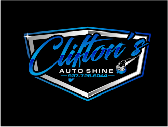 Cliftons Auto Shine logo design by evdesign