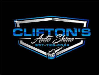 Cliftons Auto Shine logo design by evdesign