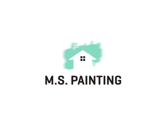 M.S. Painting logo design by R-art