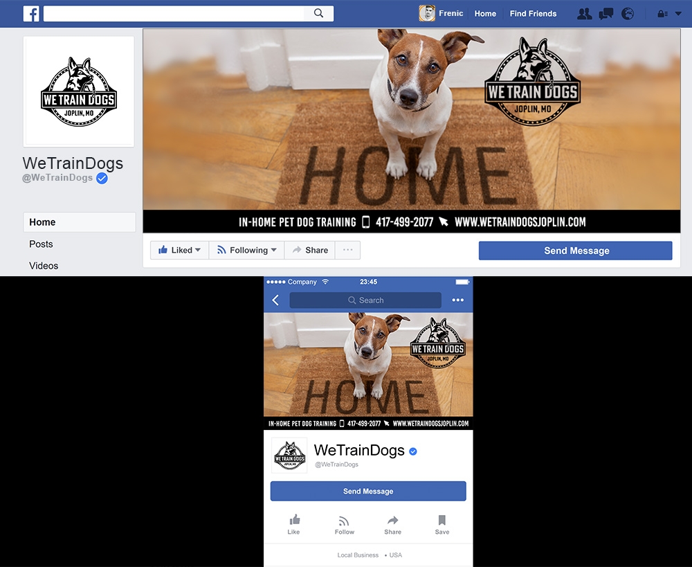 We Train Dogs logo design by Frenic