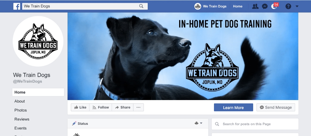 We Train Dogs logo design by LogOExperT