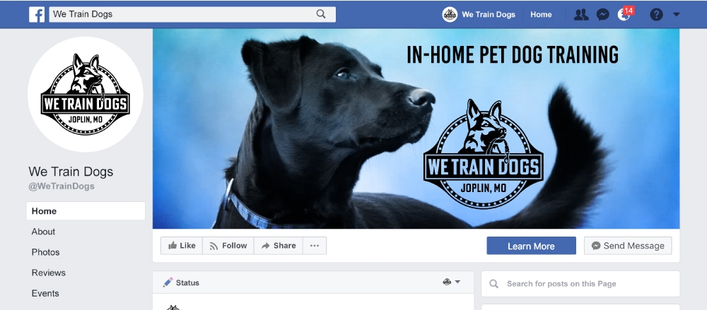 We Train Dogs logo design by LogOExperT