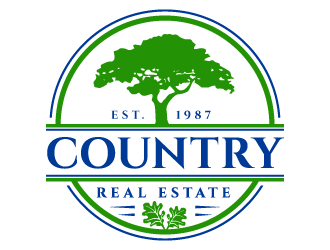 Country Real Estate  logo design by akilis13