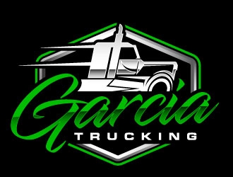 Garcia Trucking  logo design by daywalker