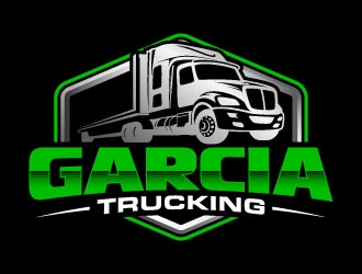 Garcia Trucking  logo design by daywalker