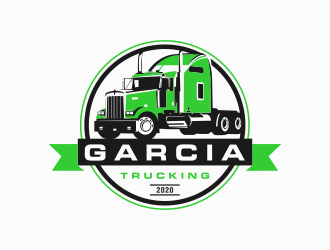 Garcia Trucking  logo design by Arxeal