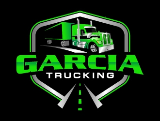 Garcia Trucking  logo design by MUSANG