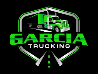 Garcia Trucking  logo design by MUSANG