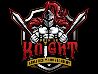 Premier Athletics Sports Academy AKA Premier Knights logo design by REDCROW