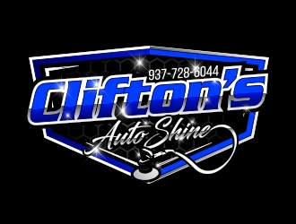 Cliftons Auto Shine logo design by MarkindDesign