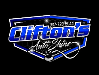 Cliftons Auto Shine logo design by MarkindDesign