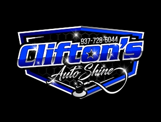 Cliftons Auto Shine logo design by MarkindDesign