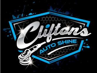 Cliftons Auto Shine logo design by REDCROW