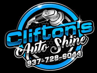 Cliftons Auto Shine logo design by THOR_