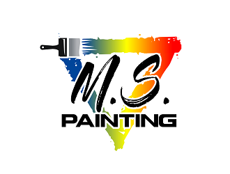 M.S. Painting logo design by haze