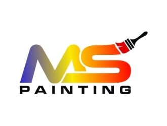 M.S. Painting logo design by agil