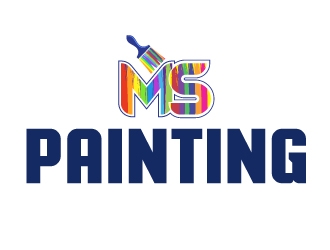 M.S. Painting logo design by Suvendu