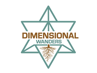 Dimensional Wanders logo design by PrimalGraphics