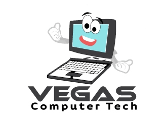 Vegas Computer Tech logo design by AamirKhan