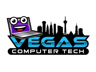 Vegas Computer Tech logo design by MAXR