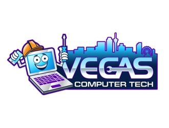 Vegas Computer Tech logo design by DreamLogoDesign