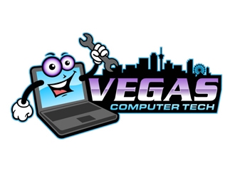 Vegas Computer Tech logo design by DreamLogoDesign