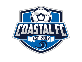 Coastal FC logo design by evdesign