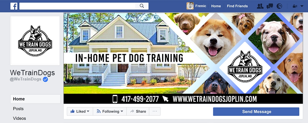 We Train Dogs logo design by Frenic