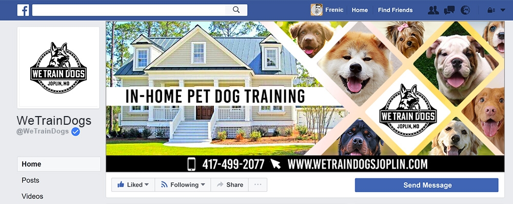 We Train Dogs logo design by Frenic