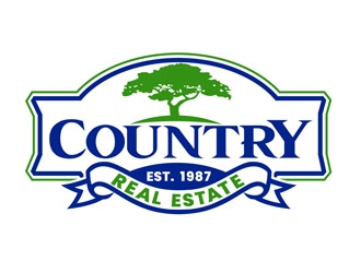 Country Real Estate  logo design by DreamLogoDesign