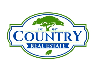 Country Real Estate  logo design by MarkindDesign