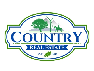 Country Real Estate  logo design by MarkindDesign