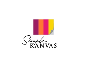 Simple Kanvas logo design by Lovoos