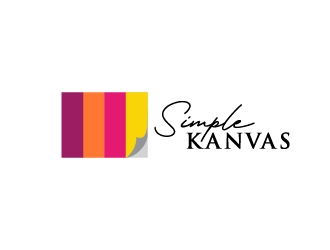 Simple Kanvas logo design by Lovoos