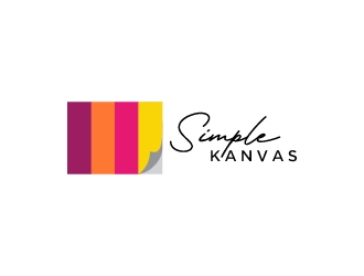 Simple Kanvas logo design by Lovoos