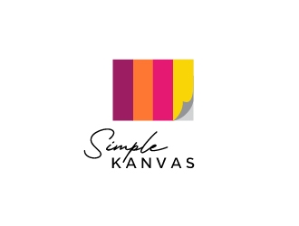 Simple Kanvas logo design by Lovoos