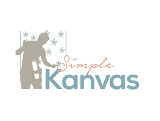 Simple Kanvas logo design by DreamLogoDesign