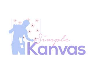 Simple Kanvas logo design by DreamLogoDesign