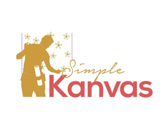 Simple Kanvas logo design by DreamLogoDesign