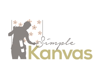 Simple Kanvas logo design by DreamLogoDesign