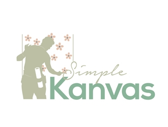 Simple Kanvas logo design by DreamLogoDesign