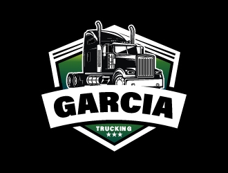 Garcia Trucking  logo design by ascii