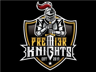 Premier Athletics Sports Academy AKA Premier Knights logo design by invento