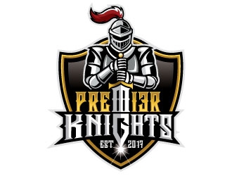 Premier Athletics Sports Academy AKA Premier Knights logo design by invento