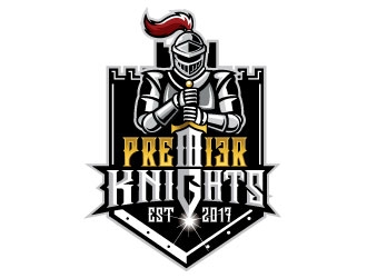 Premier Athletics Sports Academy AKA Premier Knights logo design by invento