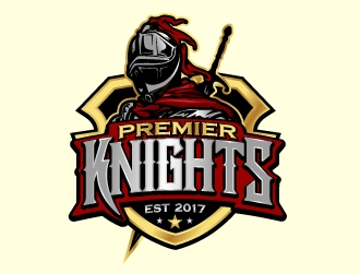 Premier Athletics Sports Academy AKA Premier Knights logo design by aRBy