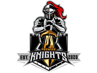 Premier Athletics Sports Academy AKA Premier Knights logo design by Suvendu