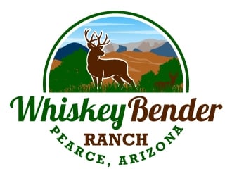 Whiskey Bender Ranch logo design by Kirito